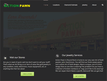 Tablet Screenshot of actionpawnshops.com